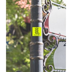 Impression autocollant vinyle fluo carré rectangle | Sticker en Ligne